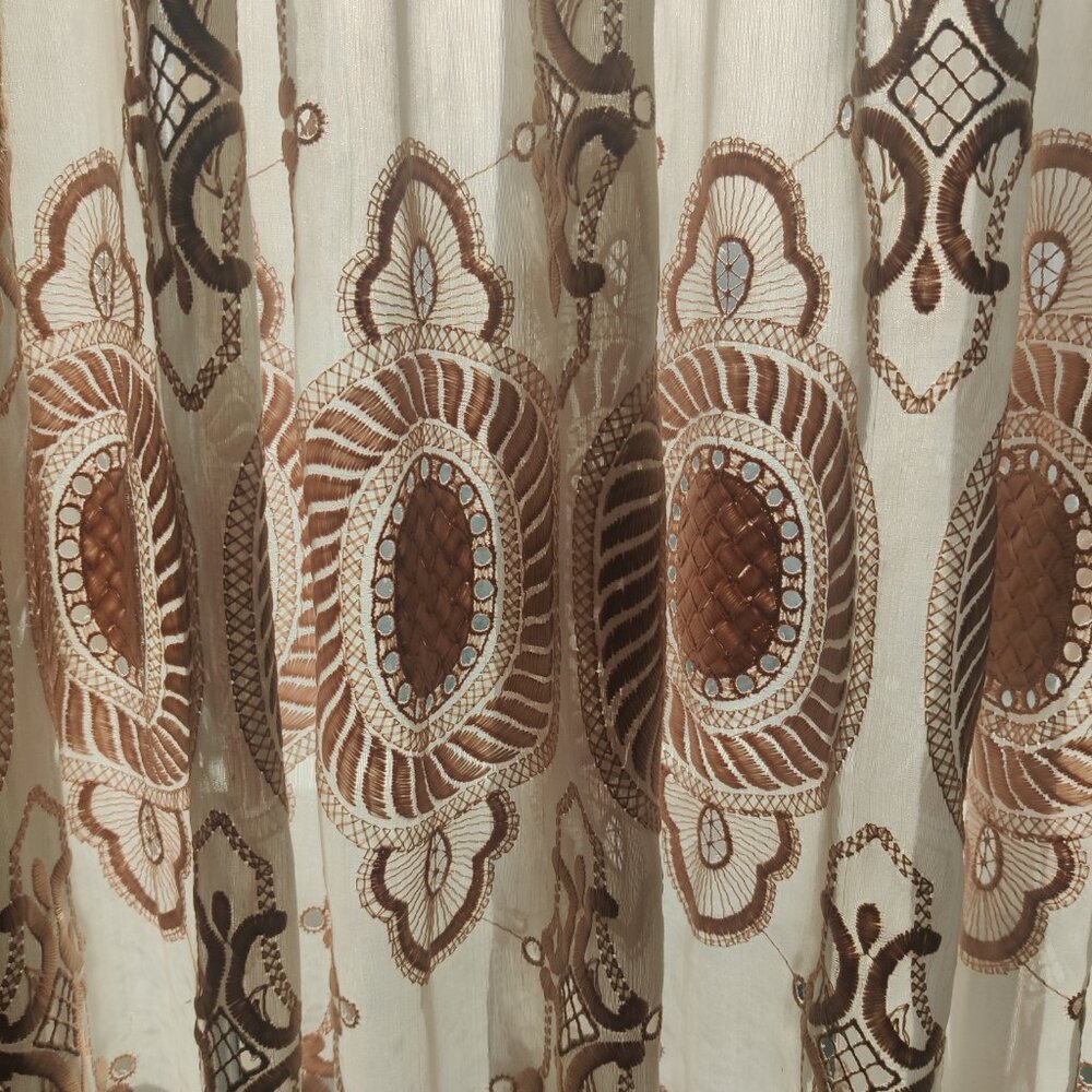 Embroidered Sheers - Picture 3 of 7